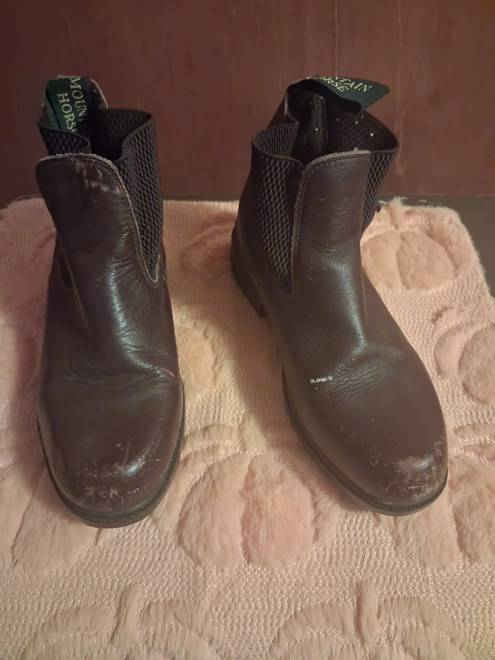 Black And Brown Paddock Boots - Classic Slip-On.